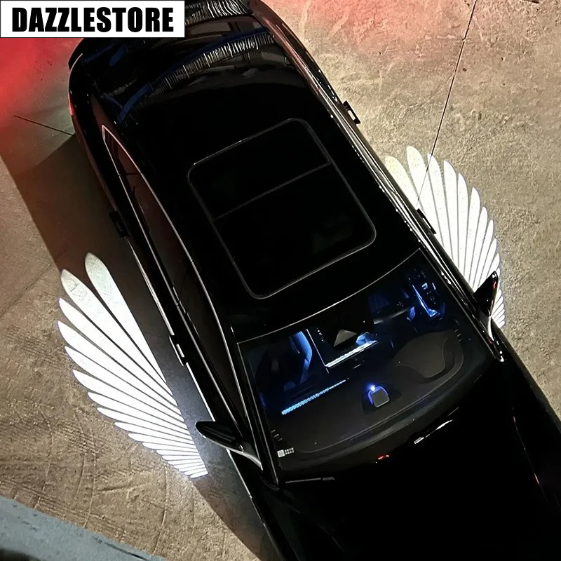 DazzleStore Evrensel Melek Kanatlı Led Işığı